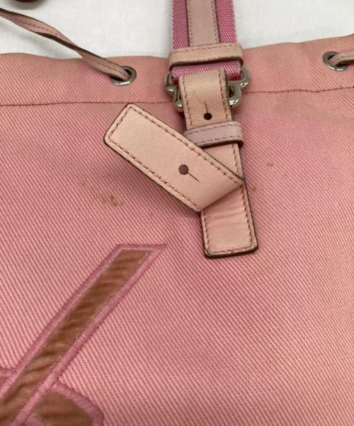 Yves Saint Laurent（イヴサンローラン）Yves Saint Laurent (イヴサンローラン) カハラトートバッグ ピンクの古着・服飾アイテム