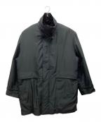 Dominique Franceドミニックフランス）の古着「ボアライナー付きコート」｜ブラック