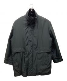 Dominique France（ドミニックフランス）の古着「ボアライナー付きコート」｜ブラック