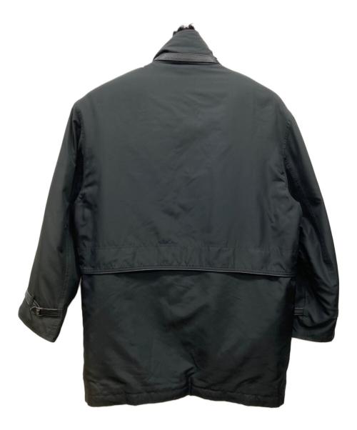 Dominique France（ドミニックフランス）Dominique France (ドミニックフランス) ボアライナー付きコート ブラック サイズ:Lの古着・服飾アイテム