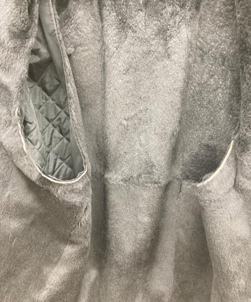 Dominique France（ドミニックフランス）Dominique France (ドミニックフランス) ボアライナー付きコート ブラック サイズ:Lの古着・服飾アイテム