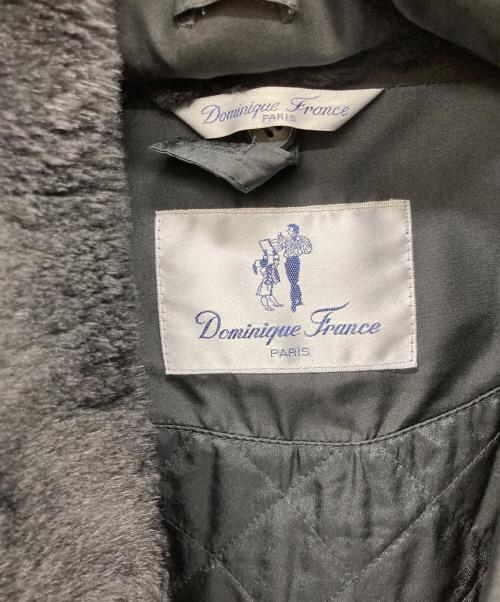 Dominique France（ドミニックフランス）Dominique France (ドミニックフランス) ボアライナー付きコート ブラック サイズ:Lの古着・服飾アイテム