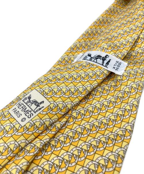 HERMES（エルメス）HERMES (エルメス) ネクタイ イエロー サイズ:なしの古着・服飾アイテム