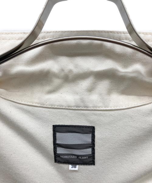 MOMOTARO JEANS（桃太郎ジーンズ）MOMOTARO JEANS (桃太郎ジーンズ) カバーオール ホワイト サイズ:38の古着・服飾アイテム