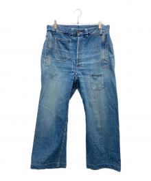 WAREHOUSE×JOHN GLUCKOW（ウエアハウス×ジョン グラッコー）の古着「1910s Netmaker's Trouser」｜インディゴ