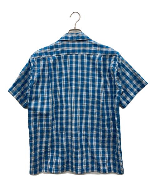 Sun Surf（サンサーフ）Sun Surf (サンサーフ) パラカ・チェックシャツ スカイブルー サイズ:Mの古着・服飾アイテム