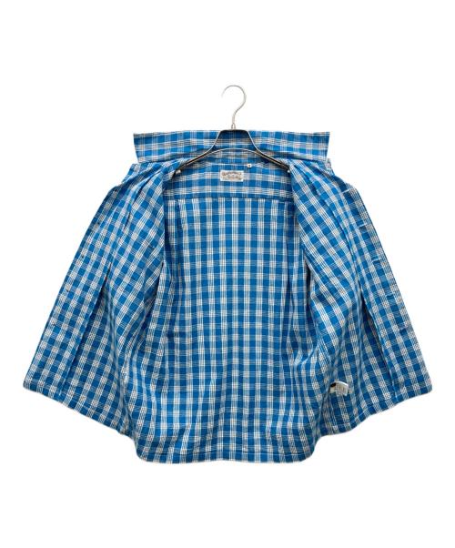 Sun Surf（サンサーフ）Sun Surf (サンサーフ) パラカ・チェックシャツ スカイブルー サイズ:Mの古着・服飾アイテム