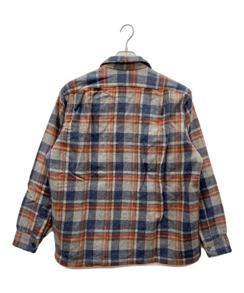 PENDLETON（ペンドルトン）PENDLETON (ペンドルトン) 70s ボードシャツ レッド×ネイビー サイズ:Lの古着・服飾アイテム