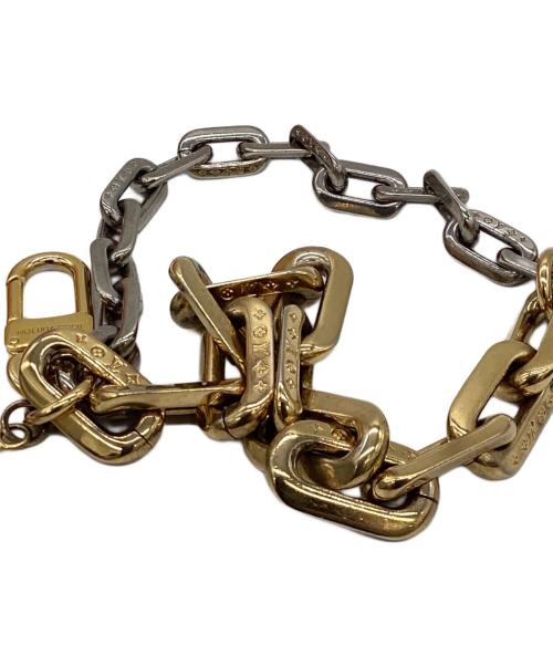 LOUIS VUITTON（ルイ ヴィトン）LOUIS VUITTON (ルイ ヴィトン) バッグチャーム ゴールド×シルバーの古着・服飾アイテム