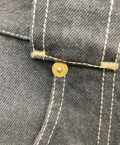 CHANEL（シャネル）CHANEL (シャネル) ワイドショートデニムパンツ ブラック サイズ:48の古着・服飾アイテム