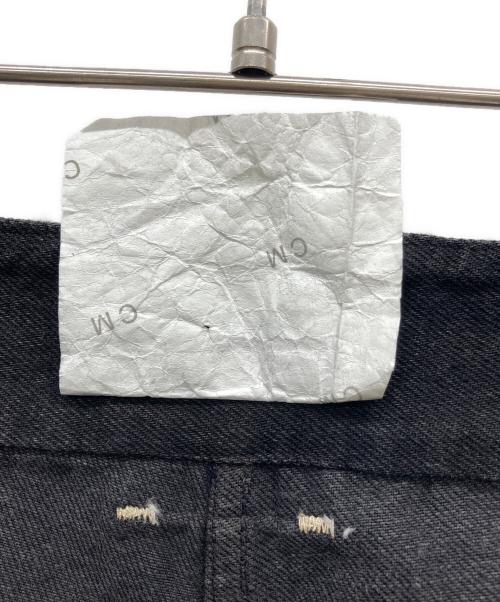 CHANEL（シャネル）CHANEL (シャネル) ワイドショートデニムパンツ ブラック サイズ:48の古着・服飾アイテム