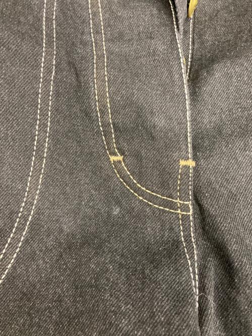CHANEL（シャネル）CHANEL (シャネル) ワイドショートデニムパンツ ブラック サイズ:48の古着・服飾アイテム
