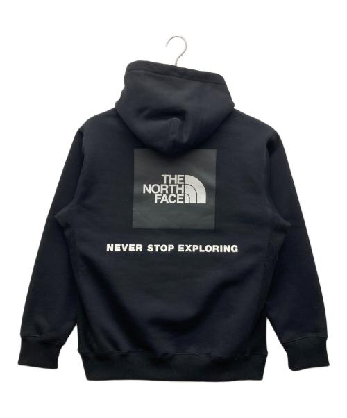 THE NORTH FACE（ザ ノース フェイス）THE NORTH FACE (ザ ノース フェイス) BACK SQUARE LOGO HOODIE ブラック サイズ:Sの古着・服飾アイテム