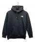 THE NORTH FACE（ザ ノース フェイス）の古着「BACK SQUARE LOGO HOODIE」｜ブラック