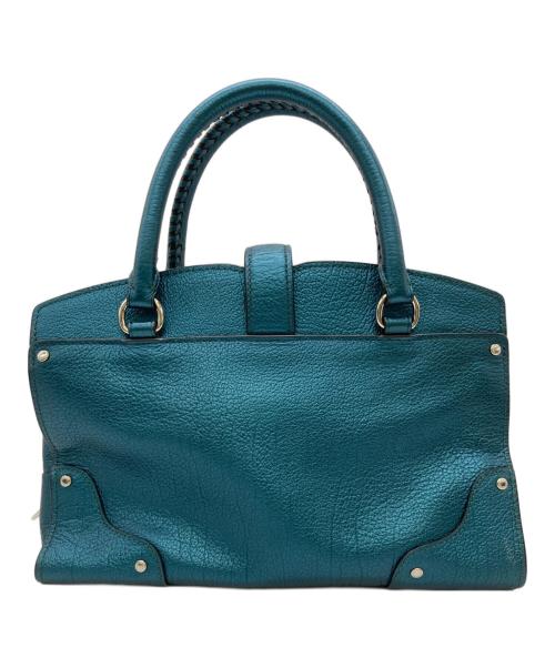 COACH（コーチ）COACH (コーチ) スタッズトートバッグ ネイビーの古着・服飾アイテム