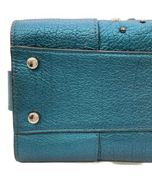 COACH（コーチ）COACH (コーチ) スタッズトートバッグ ネイビーの古着・服飾アイテム
