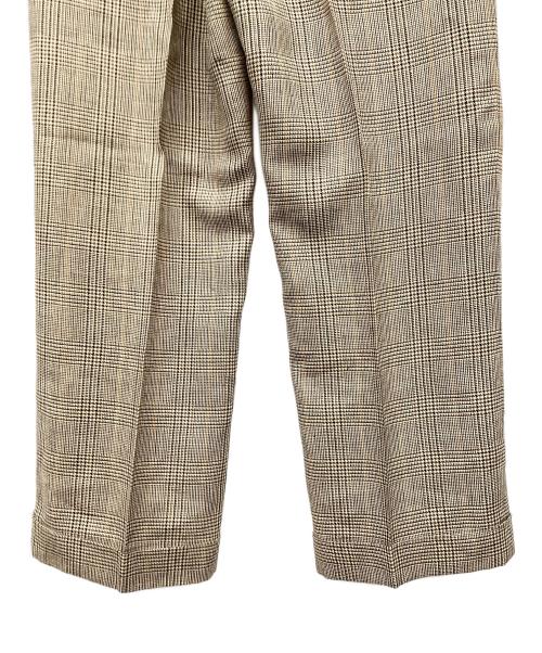 CELINE（セリーヌ）CELINE (セリーヌ) 千鳥格子スラックス ベージュ サイズ:38の古着・服飾アイテム
