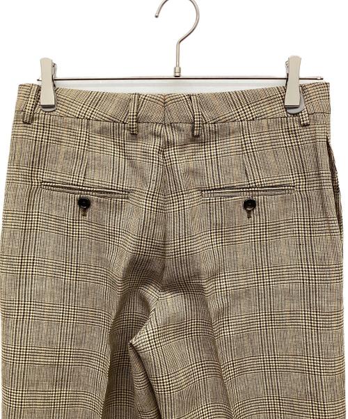 CELINE（セリーヌ）CELINE (セリーヌ) 千鳥格子スラックス ベージュ サイズ:38の古着・服飾アイテム