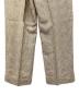 中古・古着 CELINE (セリーヌ) 千鳥格子スラックス ベージュ サイズ:38：17000円
