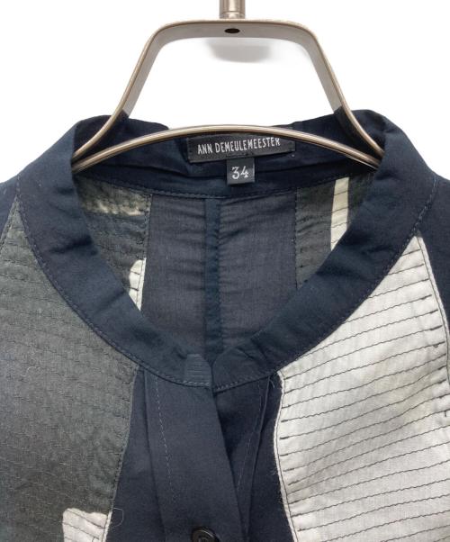 ANN DEMEULEMEESTER（アンドゥムルメステール）ANN DEMEULEMEESTER (アンドゥムルメステール) シャツブラウス ブラック サイズ:34の古着・服飾アイテム