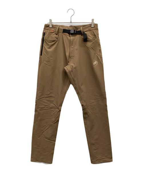 MAMMUT（マムート）MAMMUT (マムート) ユーティリティ ソフトシェル パンツ アジアンフィット ブラウン サイズ:ASIA Lの古着・服飾アイテム