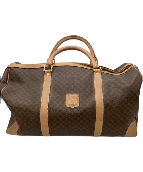 CELINE（セリーヌ）CELINE (セリーヌ) マカダム柄ボストンバッグ ブラウン サイズ:なしの古着・服飾アイテム