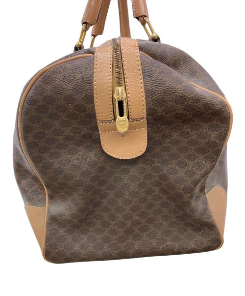 CELINE（セリーヌ）CELINE (セリーヌ) マカダム柄ボストンバッグ ブラウン サイズ:なしの古着・服飾アイテム