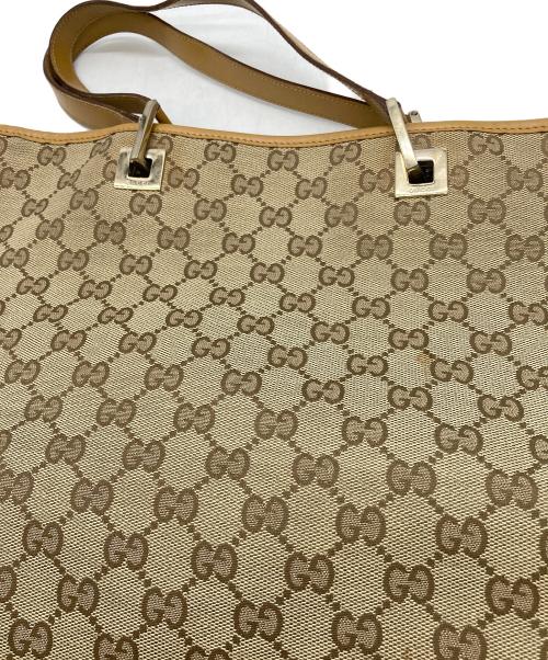 GUCCI（グッチ）GUCCI (グッチ) キャンバストートバッグ ベージュの古着・服飾アイテム