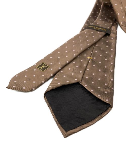 LOUIS VUITTON（ルイ ヴィトン）LOUIS VUITTON (ルイ ヴィトン) モノグラムシルクネクタイ ブラウン サイズ:なしの古着・服飾アイテム