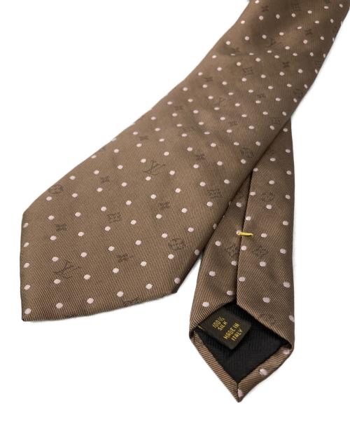 LOUIS VUITTON（ルイ ヴィトン）LOUIS VUITTON (ルイ ヴィトン) モノグラムシルクネクタイ ブラウン サイズ:なしの古着・服飾アイテム