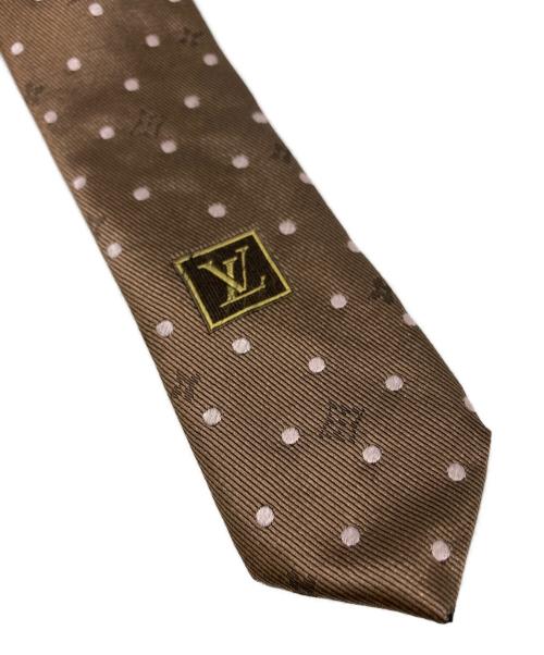 LOUIS VUITTON（ルイ ヴィトン）LOUIS VUITTON (ルイ ヴィトン) モノグラムシルクネクタイ ブラウン サイズ:なしの古着・服飾アイテム