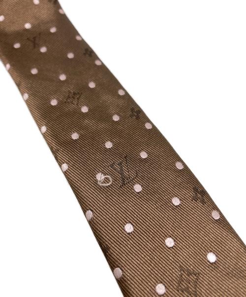 LOUIS VUITTON（ルイ ヴィトン）LOUIS VUITTON (ルイ ヴィトン) モノグラムシルクネクタイ ブラウン サイズ:なしの古着・服飾アイテム