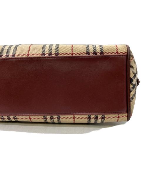 BURBERRY BLUE LABEL（バーバリー ブルー レーベル）BURBERRY BLUE LABEL (バーバリー ブルー レーベル) ノバチェックトートバッグ ベージュの古着・服飾アイテム