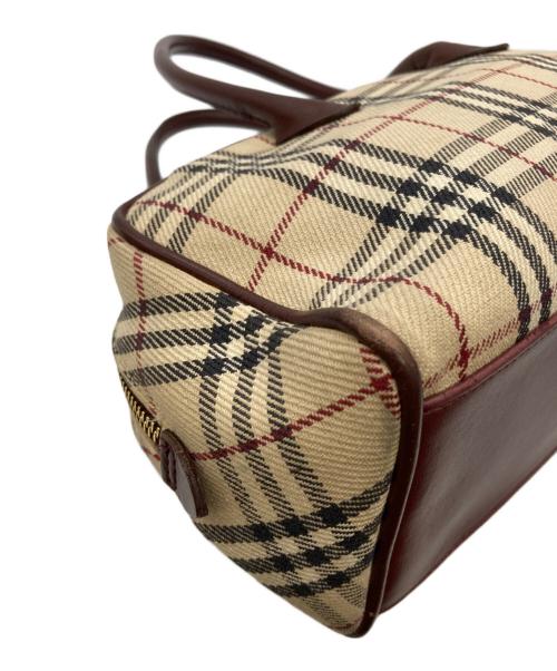 BURBERRY BLUE LABEL（バーバリー ブルー レーベル）BURBERRY BLUE LABEL (バーバリー ブルー レーベル) ノバチェックトートバッグ ベージュの古着・服飾アイテム