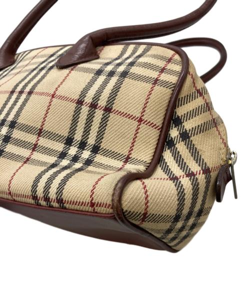 BURBERRY BLUE LABEL（バーバリー ブルー レーベル）BURBERRY BLUE LABEL (バーバリー ブルー レーベル) ノバチェックトートバッグ ベージュの古着・服飾アイテム
