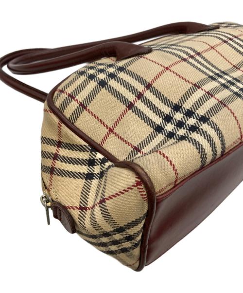 BURBERRY BLUE LABEL（バーバリー ブルー レーベル）BURBERRY BLUE LABEL (バーバリー ブルー レーベル) ノバチェックトートバッグ ベージュの古着・服飾アイテム