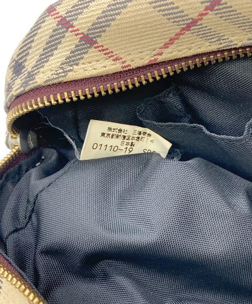 BURBERRY BLUE LABEL（バーバリー ブルー レーベル）BURBERRY BLUE LABEL (バーバリー ブルー レーベル) ノバチェックトートバッグ ベージュの古着・服飾アイテム