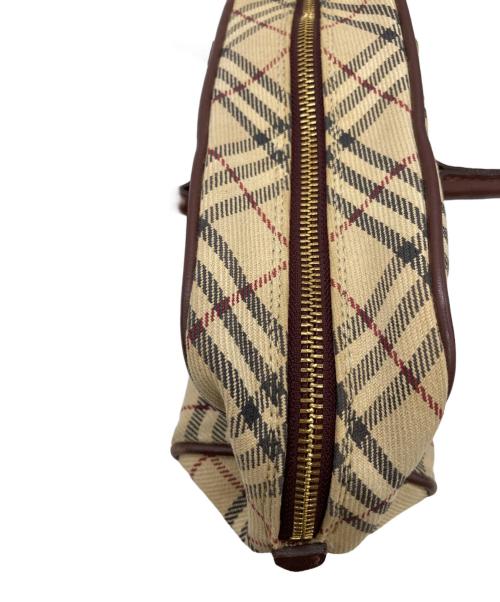 BURBERRY BLUE LABEL（バーバリー ブルー レーベル）BURBERRY BLUE LABEL (バーバリー ブルー レーベル) ノバチェックトートバッグ ベージュの古着・服飾アイテム