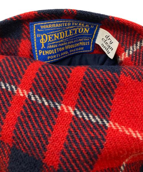 PENDLETON（ペンドルトン）PENDLETON (ペンドルトン) 40s‐50s リバーシブルコート レッド サイズ:なしの古着・服飾アイテム