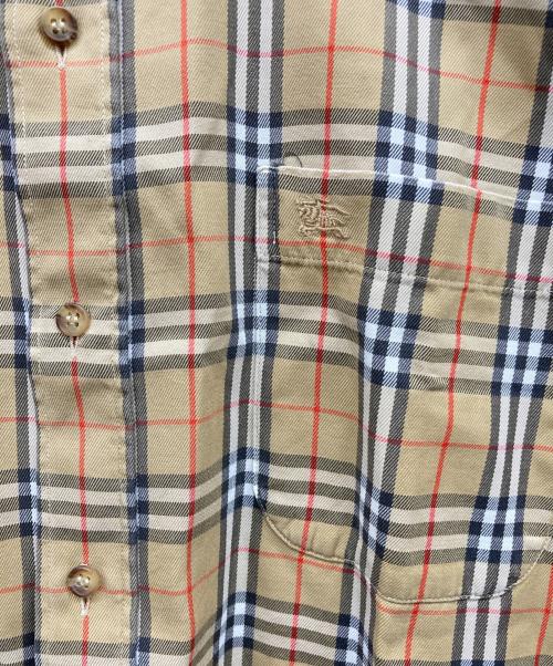 BURBERRY LONDON（バーバリーロンドン）BURBERRY LONDON (バーバリーロンドン) チェックシャツ ベージュ サイズ:41-16の古着・服飾アイテム