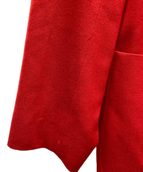 KENZO（ケンゾー）KENZO (ケンゾー) 金ボタンテーラードジャケット レッド サイズ:2の古着・服飾アイテム