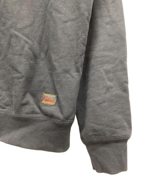 EVISU（エヴィス）EVISU (エヴィス) 前V カモメプリント ロゴスウェット ブラック サイズ:XLの古着・服飾アイテム