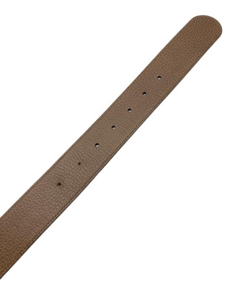 GUCCI（グッチ）GUCCI (グッチ) インターロッキングGバックル レザーベルト ブラック×ブラウン サイズ:85・34の古着・服飾アイテム