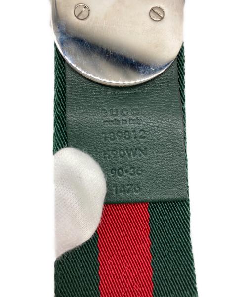 GUCCI（グッチ）GUCCI (グッチ) シェリーラインベルト グリーン サイズ:なしの古着・服飾アイテム