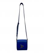 ANTEPRIMAアンテプリマ）の古着「ターンロックレザーミニショルダーバック」｜ブルー