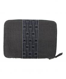 HERMES（エルメス）の古着「ラウンドファスナー財布 エールライン」｜グレー