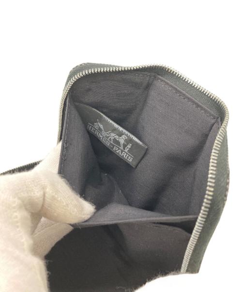 HERMES（エルメス）HERMES (エルメス) ラウンドファスナー財布 エールライン グレーの古着・服飾アイテム