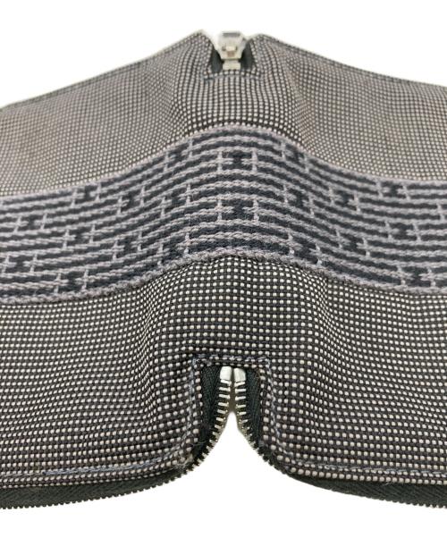 HERMES（エルメス）HERMES (エルメス) ラウンドファスナー財布 エールライン グレーの古着・服飾アイテム