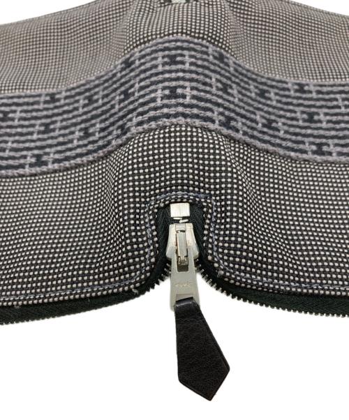 HERMES（エルメス）HERMES (エルメス) ラウンドファスナー財布 エールライン グレーの古着・服飾アイテム