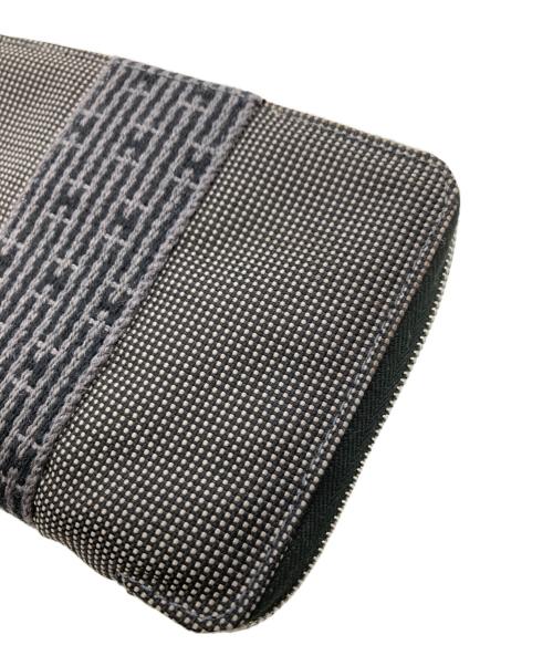 HERMES（エルメス）HERMES (エルメス) ラウンドファスナー財布 エールライン グレーの古着・服飾アイテム